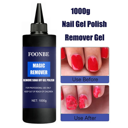 Magic Remover Nail Gel Polish Burst Remover UV Gel Fast Peel Off Remove Semi Permanent Varnish Polish Cancel Gel High-capacity