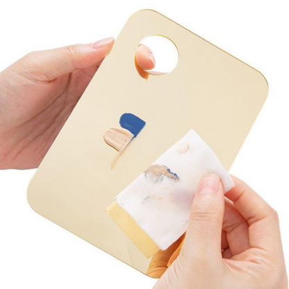 1PCS Acrylic Makeup Palette Makeup liquid foundation Color Palette Stick Makeup Manicure Tools Oil Paints Hand Painted Palette