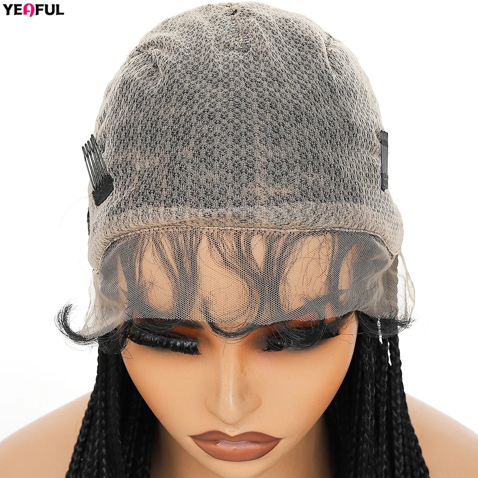 Braided Wigs Lace Front Synthetic Wig Bohemian Braided Wigs Boho Braids Wig Full Lace Braided Wigs Cheap Wigs On Sale Clearance
