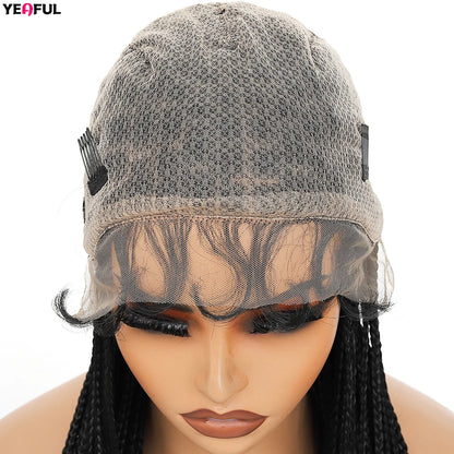 Braided Wigs Lace Front Synthetic Wig Bohemian Braided Wigs Boho Braids Wig Full Lace Braided Wigs Cheap Wigs On Sale Clearance