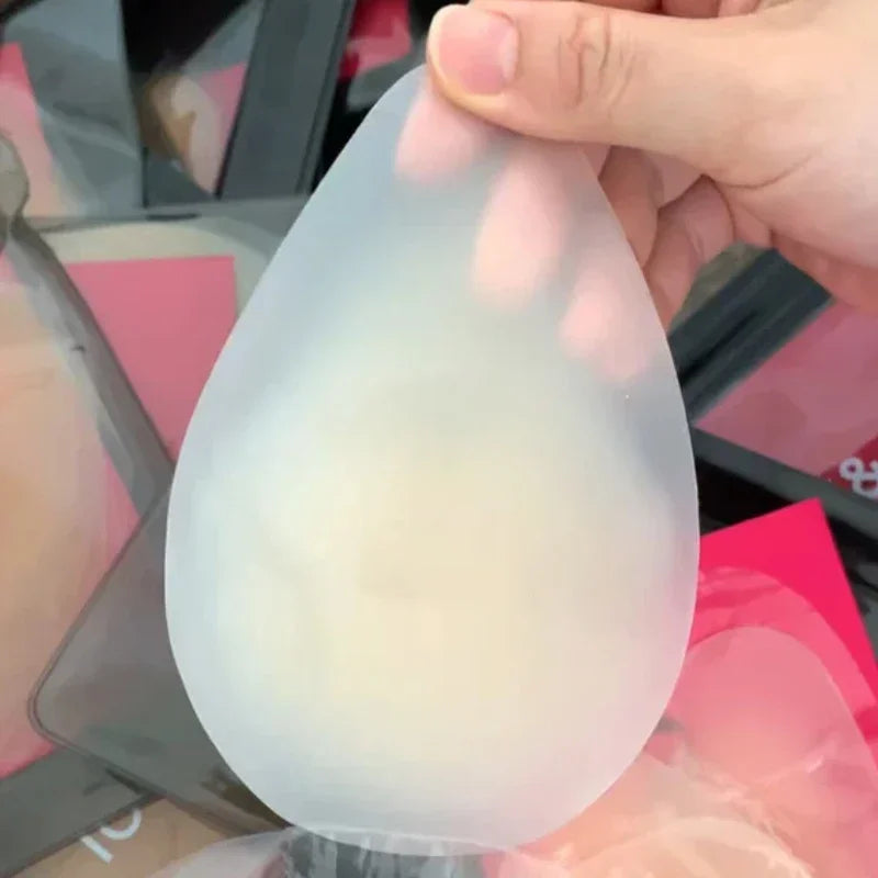 Invisible Water-drop Lifting Nipple Cover Breast Patches Sweatproof Self Adhesive Chest Patch Summer Thin Bras Women Underwear