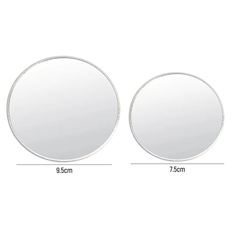 Round Convex Mirror Travel Selfie Photo Props High-definition Mirror Portable Makeup Mirror Handheld Photography Mirrors