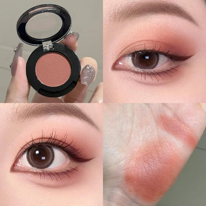 Eyeshadow Matte Red Black White Brighten Highlighter Eye Shadow Palette Lasting Shimmer Highly Pigmented Monochrome Eyes Makeup