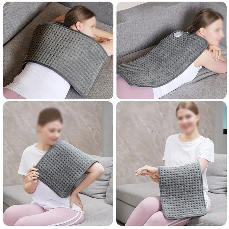 76x40cm/30X60 110V/220V  Extra Large Electric Heating Pad for Period Cramps Lower Back Pain Relief Heat Therapy Winter Warmer