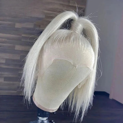 613 Blonde 13x4 Hd Lace Front Wig Layered Straight Natural Hairline Glueless Synthetic High Quality Cheap Lace Wig For Women