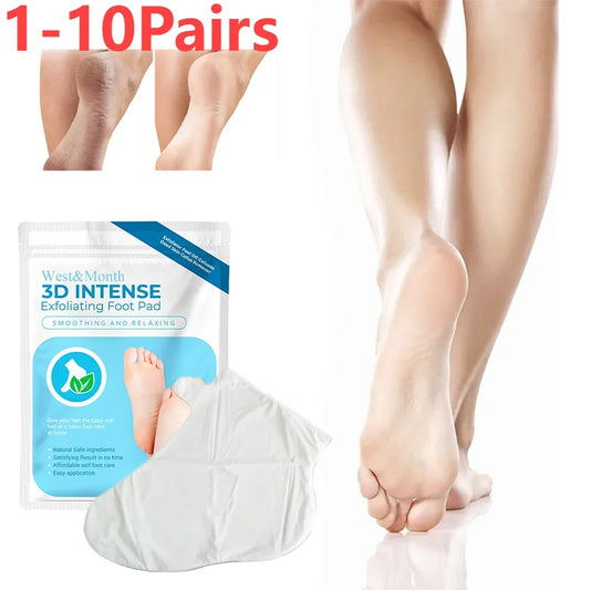 1-10 Pairs Exfoliating Callus Booties Feet Care Foot Mask Sheet Pack Nourish Smooth Moisturizing Foot Spa Skin Care for Feet