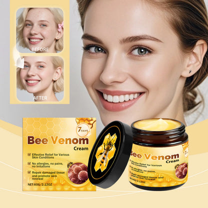 Bee Venom Skin Restoration Cream Lift Tightenes Sagging Fade Freckle Melanin Anti Cellulite Day & Night Body Massage Moisturizer