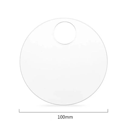 Durable Holes Acrylic Palette Eye shadow Mixing Cream Pigments Stainless Steel Mixing Tray Makeup Nail Art Manicure Tool