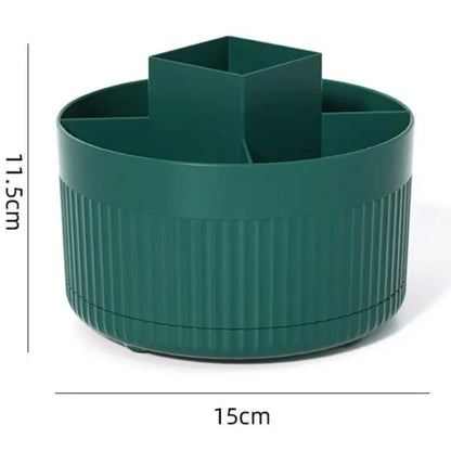 360 ° Table Top Rotary Makeup Brush Storage Container Cosmetics Shelf Dresser Eye Shadow Brush Lipstick Pen Holder