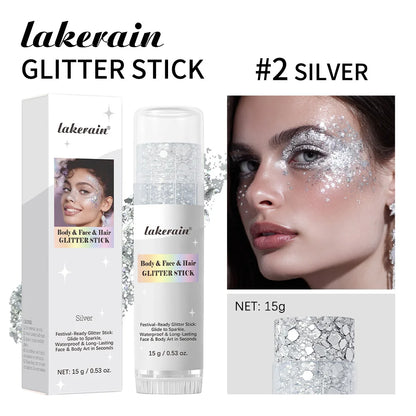 Christmas Cold Tone Eye Makeup Set Gel Glitter Stick Eyeliner Pencil Mascara Waterproof Long Lasting Smudge Proof for Party Gift