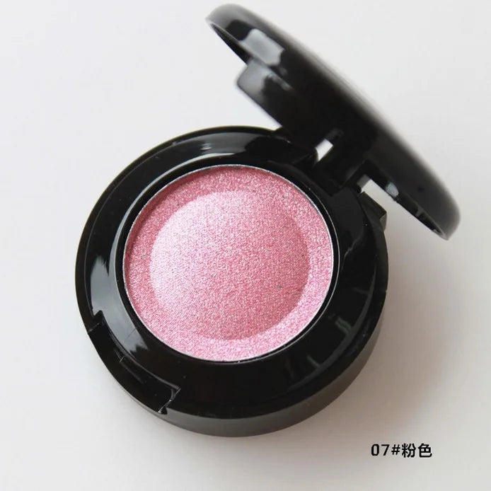 Fashion Nude Eyeshadow Makeup Matte Shimmer Eye Shadow Palette Make Up Glitter Eyeshadow With Brush Mirror 133#