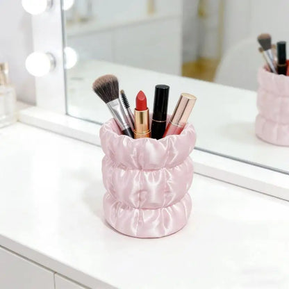 Makeup Brush Storage Tube, Elegant Facial Makeup Tool Storage Rack, Home Storage Rack Makeup Brush Bucket