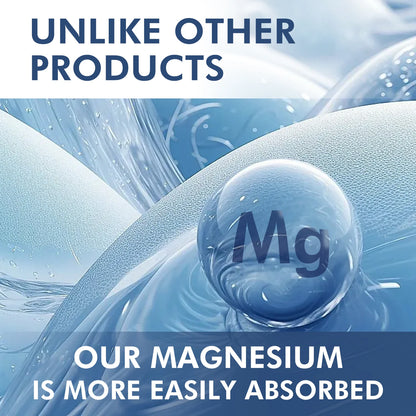 Highly Absorbable Magnesium - Supports Bone Density and Muscle Relaxation, Promotes Healthy SleepSupplements
