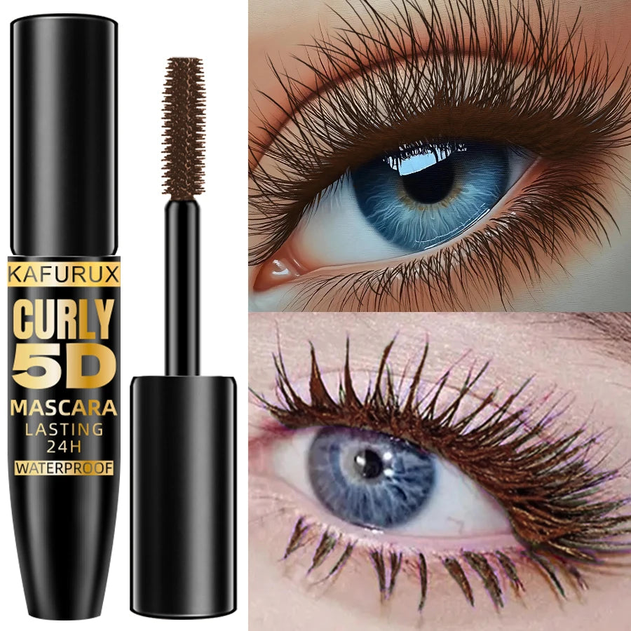 5D Mascara Thick Curl Waterproof Natural Lenthen Eyelash 9 Colors Blue White Green Pink Black Eye Makeup Korean Cosmetics