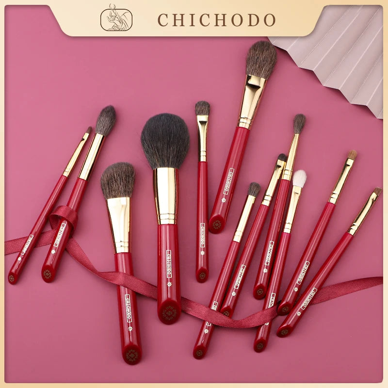CHICHODO Luxury Makeup Brush All Kinds of Animal Hair Makeup Brush Professional Beauty Brush Soft High Quality Cosmetics Tool