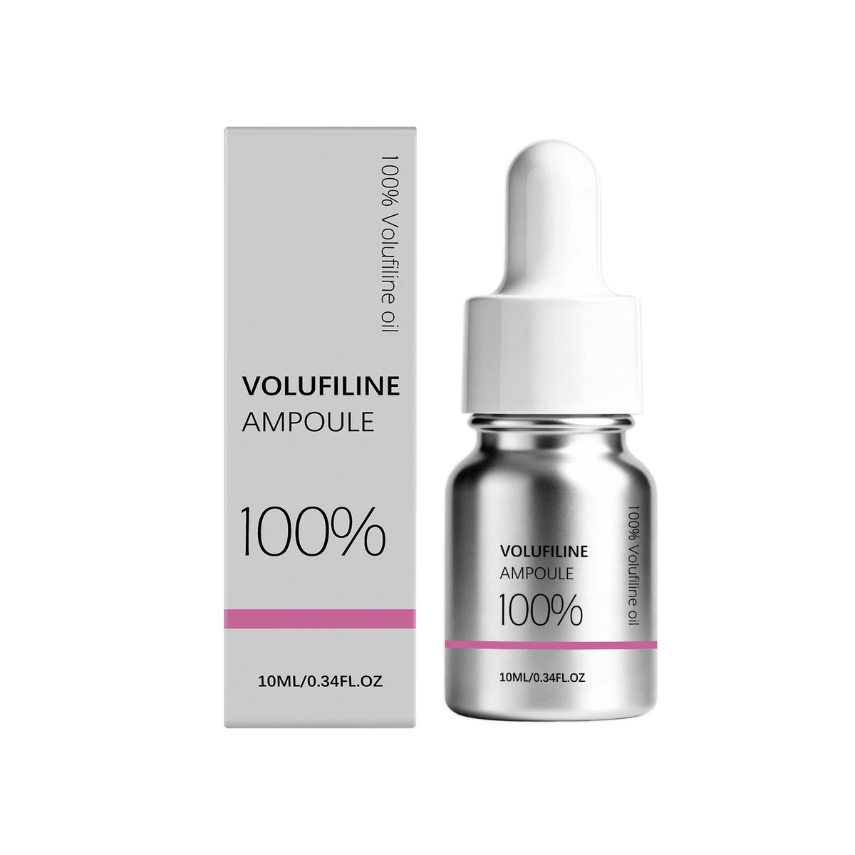 Volufilin 100% Facial Ampoule Serum,Pure Volufiline Plumping,Improve Depressions&Facial Reshaping,Hydrolyzed Collagen Elastic Lifting&Deep Hydrating Glow Moisture,Versatile Multi Zone Application&Concentrated Ampoule Formula,