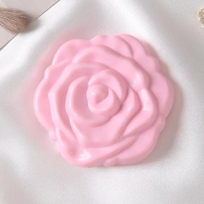 Portable Mini Mirror Retro Rose Flower Shape Small Pocket Makeup Mirror Double Sided Hand Mirrors Compact Cosmetic Beauty Girls