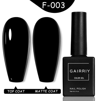 Gairriy Nails Polish 120 Colors/set Red Black Color Nail Polish 15ml UV Permanent Seedling Varnish Hybrid Nail Art Salon Glitter