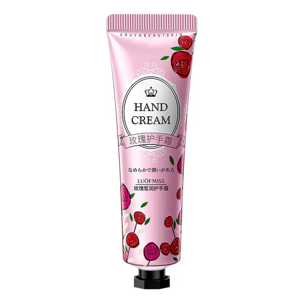 Plant Fruit Hand Cream 30g Natural Fragrance Moisturizing Hand Lotion for Dry Cracked Hands, Deep Repair Smooth Hand Care Cream
