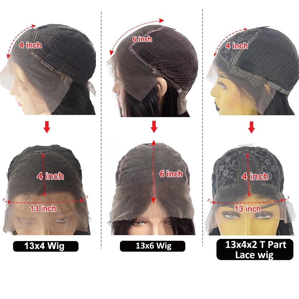 Luxurious Glueless Short Bob Human Hair Wig 5x7 Closure Transparent Lace Wigs For Women 13x4 Lace Front Platinum Blonde Bob Wig