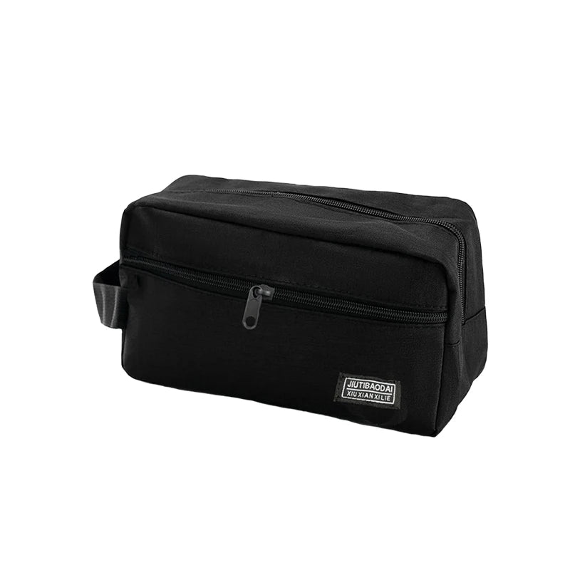 Durable Oxford Makeup Storage Pouch Waterproof Hand‑held Travel Toiletry Bag Multi‑pocket Cosmetic Organizer For Trip