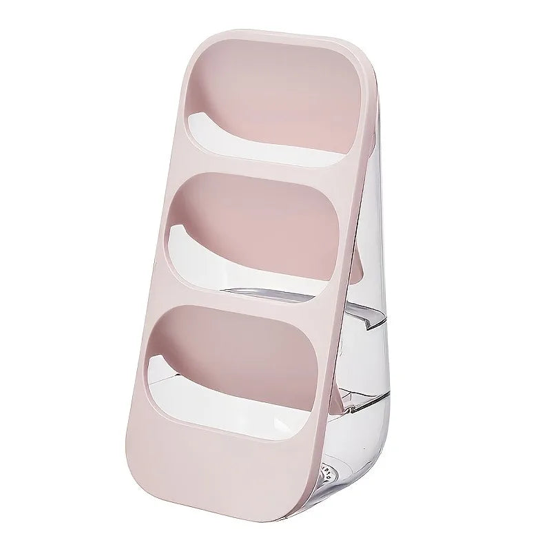 1 PCS Desktop Makeup Brush Storage Box Large Capacity Countertop Storage Rack Suitable for Dressing Tables Bedrooms Office Desks