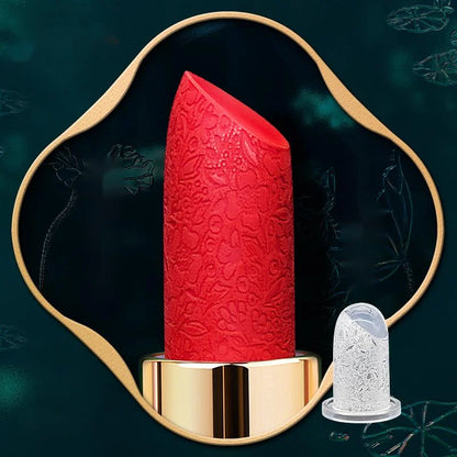 12.1mm Flower Like Brocade Carved Lipstick Silicone Mold Diy Hand-made Material Repair Tools Need To Be Used In Combination