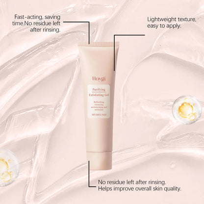 HOYGI Sakura Exfoliating Gel Facial Cleansing Pores Moisturizing Gentle Exfoliate Oil Control Reduce Blackheads Smooth Skin Care