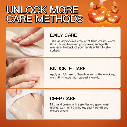 Halloween Theme Lip Balm Moisturizing And Non-sticky Lip Care Stick Fragrance nourishing Hand Cream Set Halloween Gifts