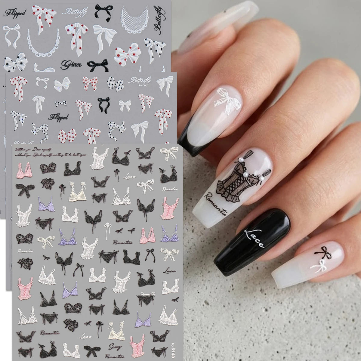 Aurora Ocean Shell Nail Stickers - Summer Beach 3D Relief Sea Star Seahorse Decals - Spring Vacation Nail Tech Supplies