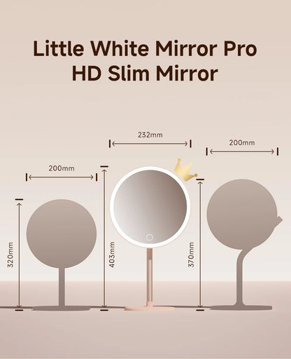 DOCO Makeup Mirror Desktop Adjustable LED Light High Quanlity Metal Texture Perfect for Gift Giving