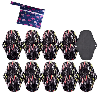 Reusable Menstrual Pads for Monthly Gaskets Women's Panties Washable Sanitary Napkin Female Hygiene Daily Towels Personal Health