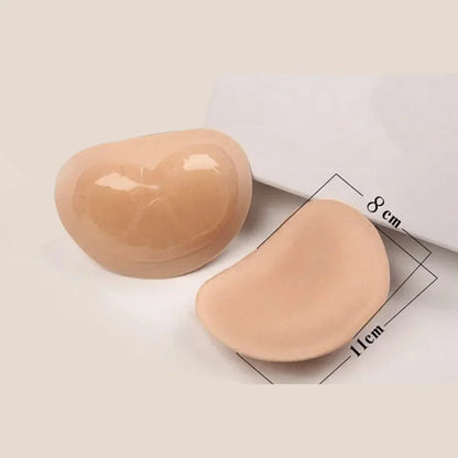 Chest Push Up Sticky Bra Thicker Sponge Bra Pads Breast Lift Up Enhancer Silicone Removeable Inserts Swimsuit Invisible Bra