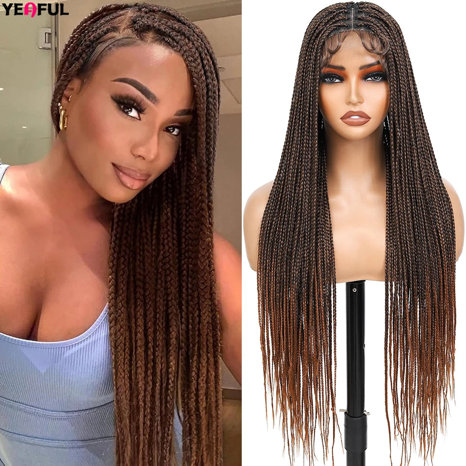 Braided Wigs Lace Front Synthetic Wig Bohemian Braided Wigs Boho Braids Wig Full Lace Braided Wigs Cheap Wigs On Sale Clearance
