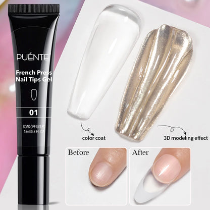 PUENTE 7.5ML Nude Shade Ceramic Cat Eye Gel Nail Polish Shiny Moonlight Cat Eye Gel Soak Off UV Semi-Permanent Nail Art Varnish