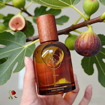 Fig White Musk Perfume Korean Woody Floral Fragrance Green Leaf Accents Women's Sandalwood Rose Honey Body Deodorizing Spray