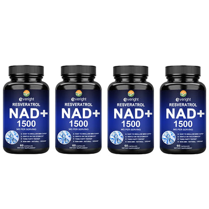 NAD+ Supplements - Anti-Aging Cell Booster, Supports Natural Energy - NAD+ Booster, Immune Suppor t& Promotes Blood Circulation