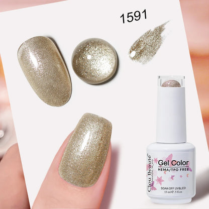 Clou Beaute 15ml Nail Gel Polish Vernis Semi Permanent UV Soak off Varnish Tpo Free Nail Polish Nail Art Gel Lacquer