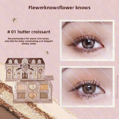 Flowerknows Strawberry Cupid Collection Facial Complexion Palette Blush Eyeshadow Highlighter Flower Know Face Bronzer Palette