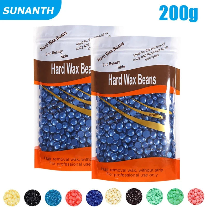 50/200/500g Painless Hard Wax Beans Depilatory Wax Beads Effective Hair Removal For Face Leg Bikini Body Home Wax Kit Supply