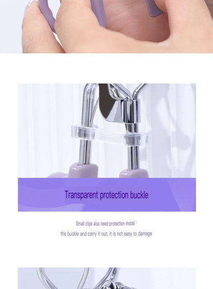 Sunflower Shaped Eyelash Curler And Tweezers Wide Angle Stainless Steel for Easy Beginner Use Natural Long-Lasting Curling Tool