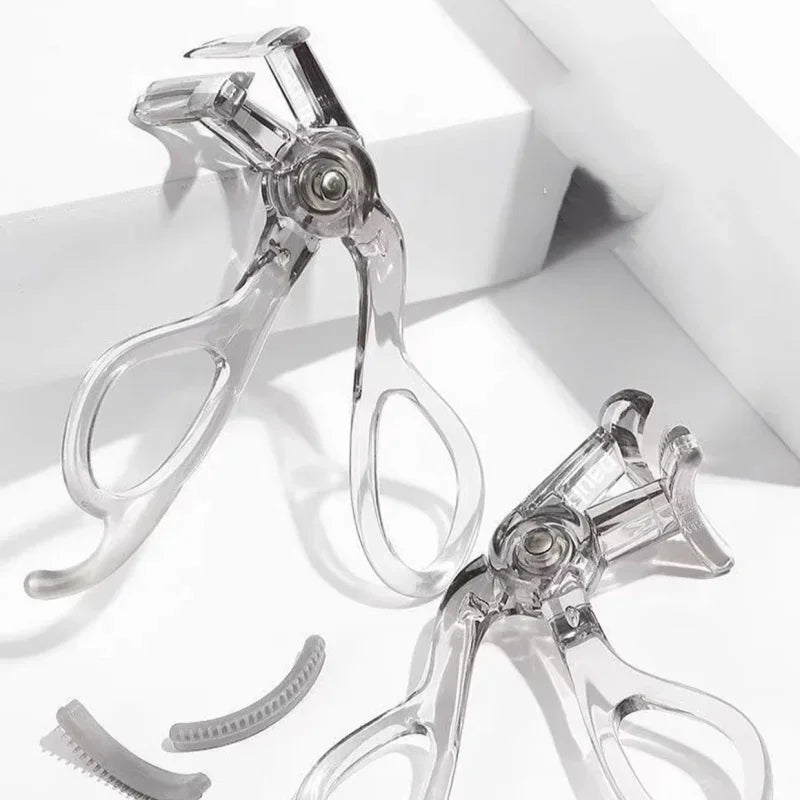 Dual-Type Eyelash Curler Waterproof Natural Curl Wide Partial Clip Long-Lasting Eye Makeup Tool Professional Eye Makeup Tool