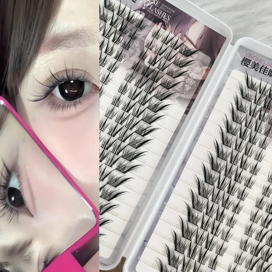 Eye Tail Lengthening False Eyelashes Individual Foxes Style Lashes Natural Cosplay Fake Eyelash Curling Wispy Eyelash Extension