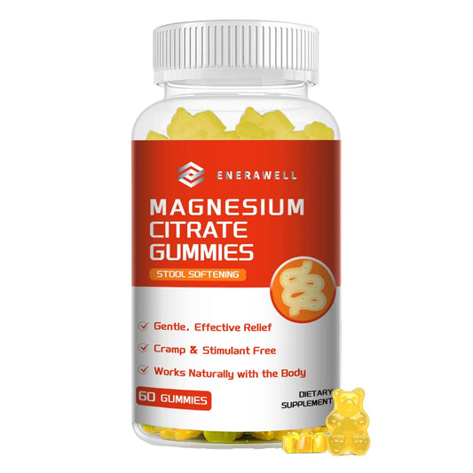Magnesium Citrate Gummies - Promate Relaxation, Bone Health, Sleep, Heart Health, Nerves, Muscles, and Metabolism, 60 Gummy