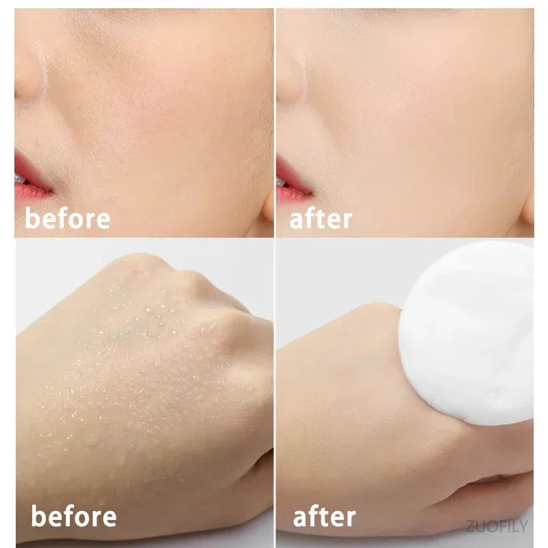 Matte Oil Control Pressed Powder White Brighten Transparent Concealer Lasting Natural Face Makeup Setting Waterproof Cosmetic