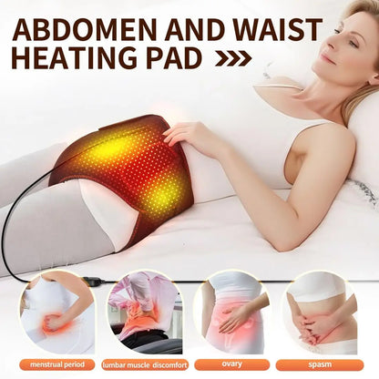 Heating Pad for Period Cramps Massager for Women Upgrade Menstrual Heating Pad for Abdomen Pain and Cramps Relief Wrap Around