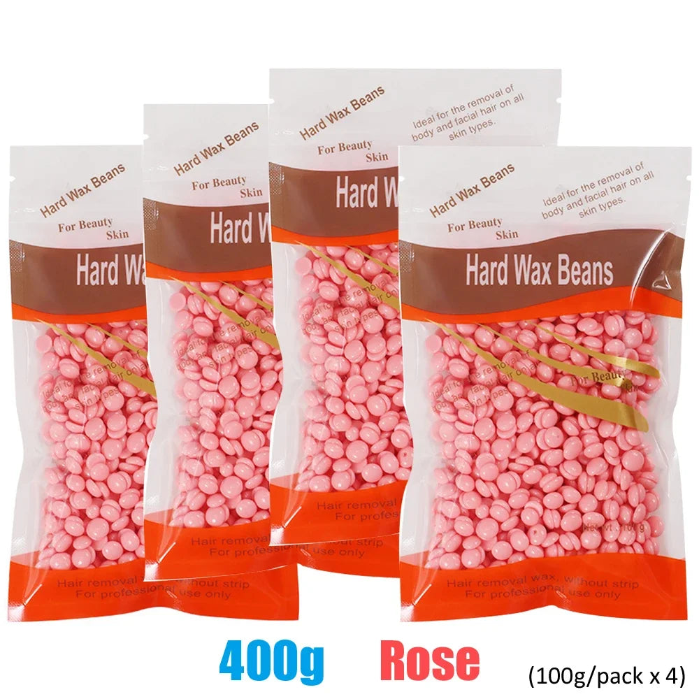 50g/200g/500g Hard Wax Beans for Hair Removal Body European Brazilian Pearl for Wax Warmer Waxing Beans for Wax Heater Machine