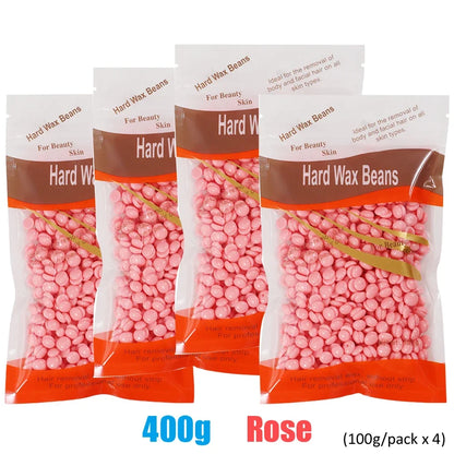 50g/200g/500g Hard Wax Beans for Hair Removal Body European Brazilian Pearl for Wax Warmer Waxing Beans for Wax Heater Machine