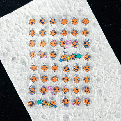 Cute Y2k Stytle Pvc Ancient Small Animals Adhesive Stickers Nail Art Waterproof Diy Charms Loptop Phone Case Scrapbook Sticker