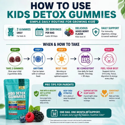 Zeolite Gummies 60 Count Contain Multivitamin Omega-3 Magnesium and Elderberry Support Detoxification & Immune System Health